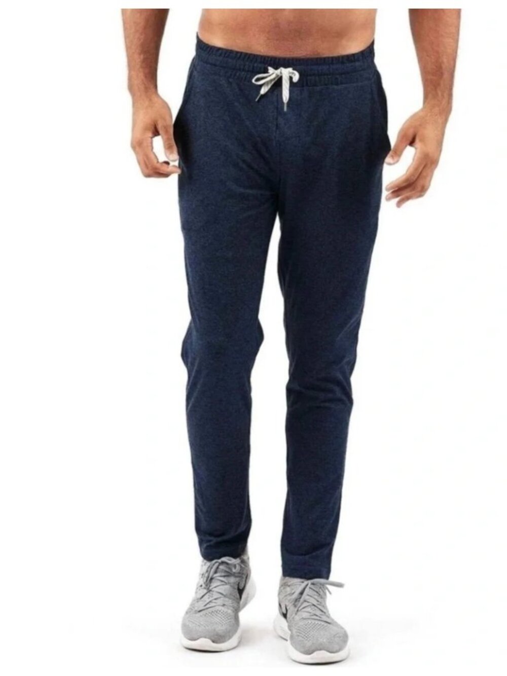 Vuori Mens Ponto Performance Pant Navy Heather Size L